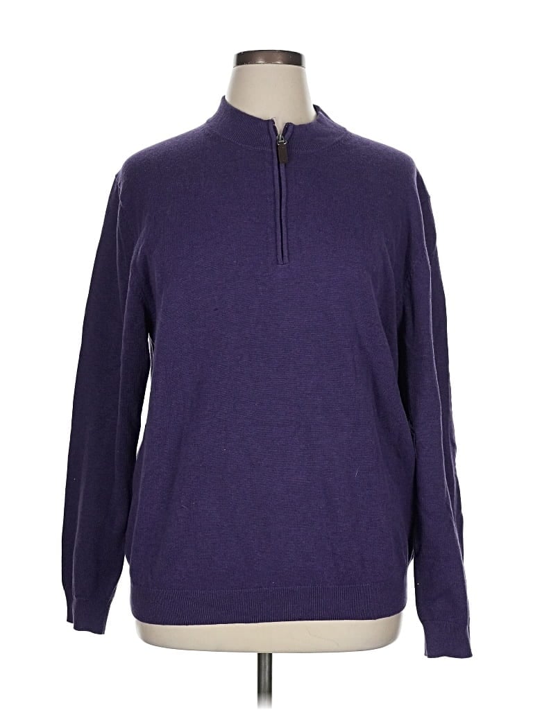 Pre-owned Roundtree & Yorke Pullover Sweater In Purple