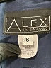 Alex Evenings 100% Polyester Blue Cocktail Dress Size 6 - photo 6