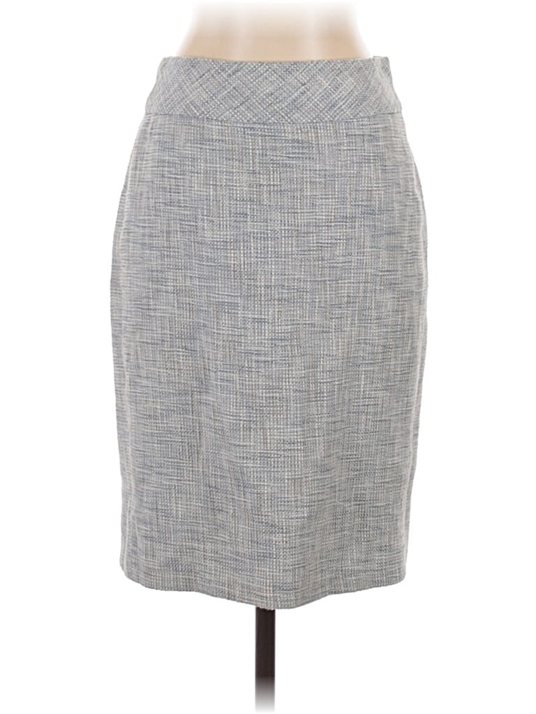 Pre-owned Ann Taylor Formal Skirt In Gray