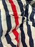 Unbranded 100% Viscose Stripes Red White 3/4 Sleeve Blouse Size 16 - photo 7