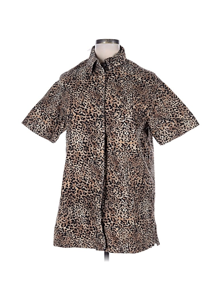 Asos Design Raincoat In Animal Print