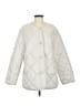 H&M 100% Polyester Argyle Ivory Coat Size S - photo 1