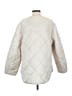H&M 100% Polyester Argyle Ivory Coat Size S - photo 2