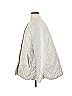 H&M 100% Polyester Argyle Ivory Coat Size S - photo 5