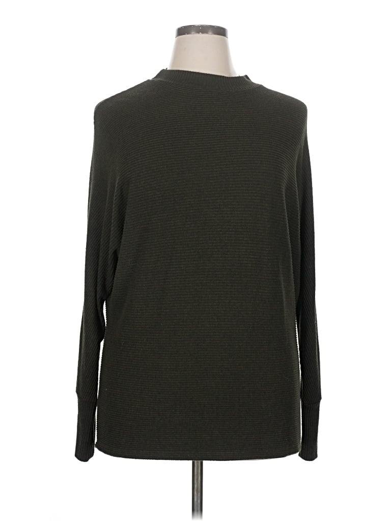 Pre-owned Matty M Turtleneck Sweater In Green