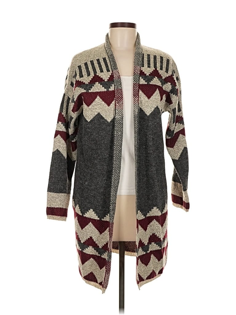 Pre-owned Début Cardigan Sweater In Burgundy