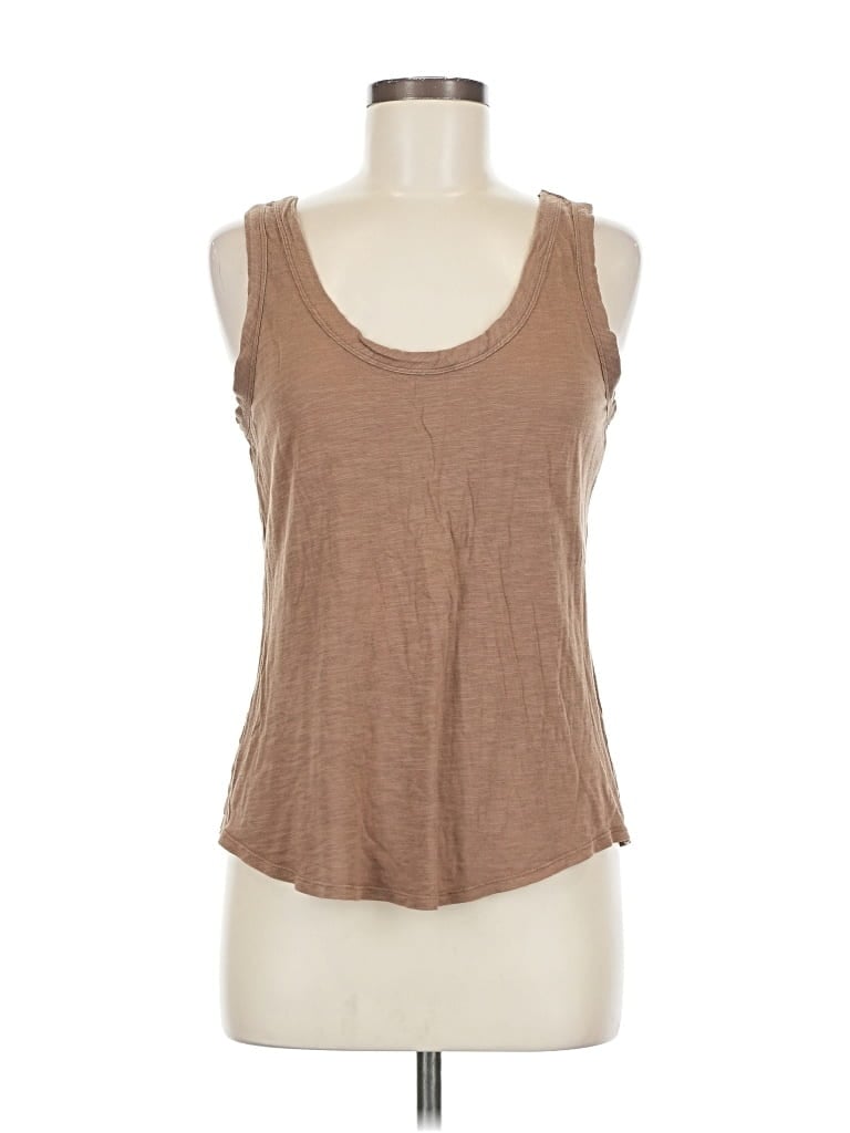 Pre-owned Banana Republic Tank Top Brown Strapless Neckline Tops