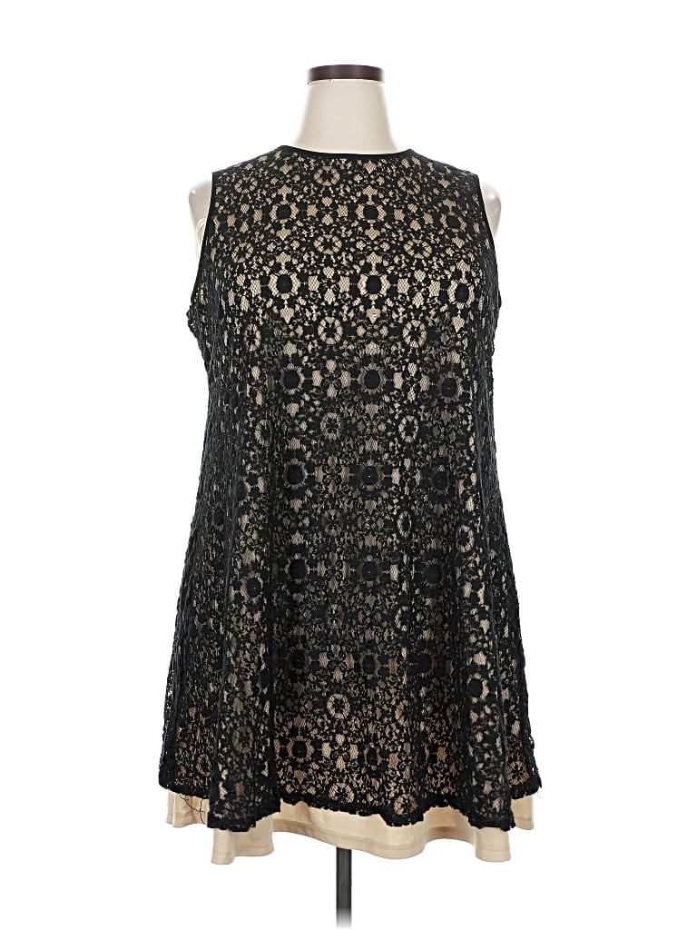 Pre-owned Julian Taylor Cocktail Dress In Black