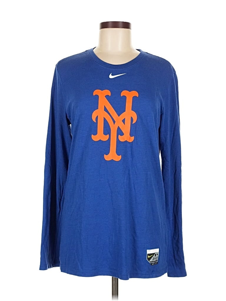 NIKE Pre-owned Long Sleeve T-shirt In Blue