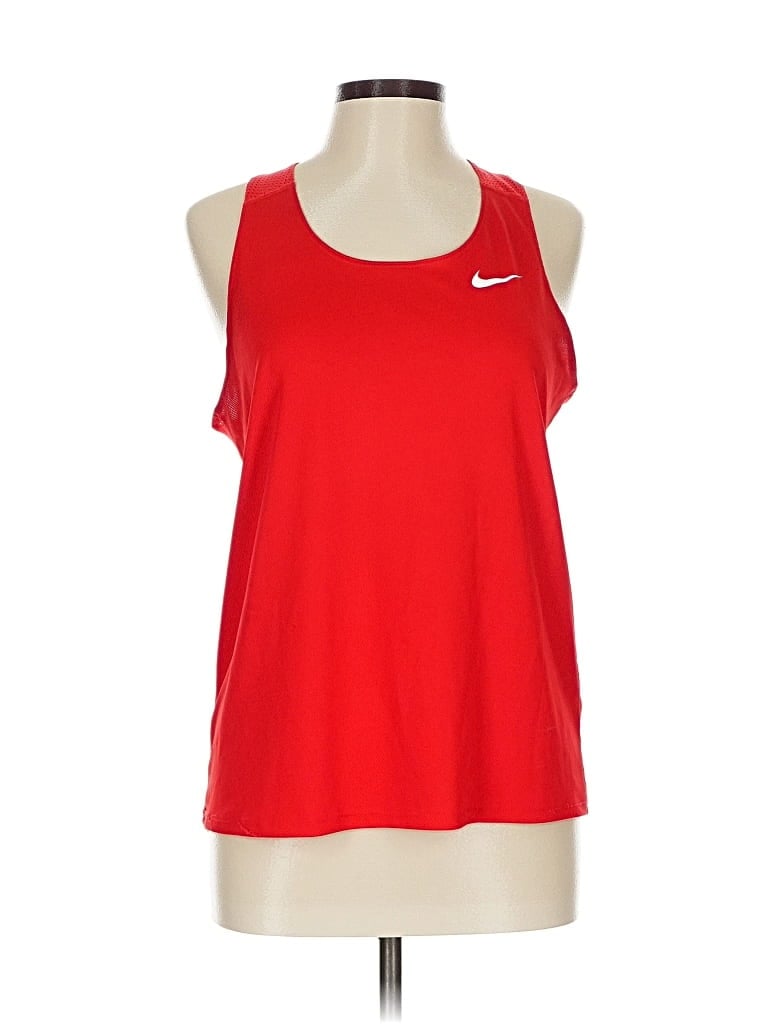 Pre-owned Nike Active Tank Top In Red