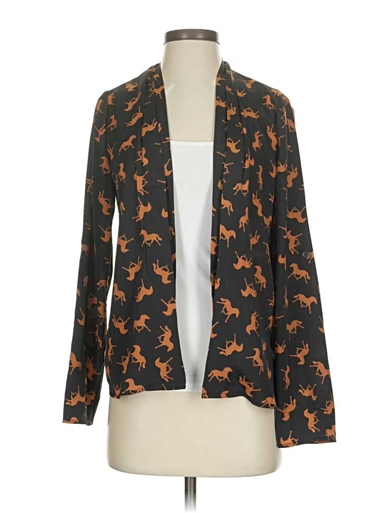 Pre-owned Boutique Kimono In Orange