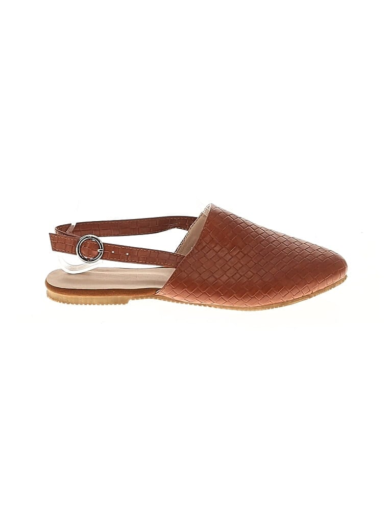 Pre-owned Unbranded Flats In Brown