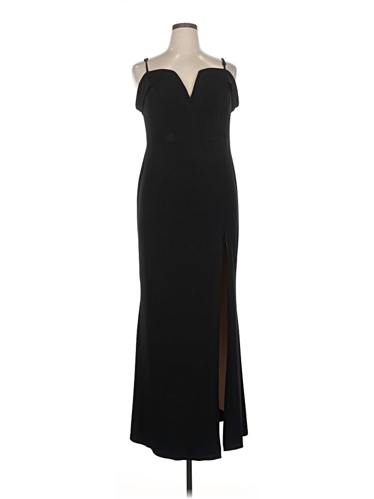 Pre-owned City Studio Cocktail Dress In Black