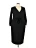 Plush Black Casual Dress Size 3X - photo 1