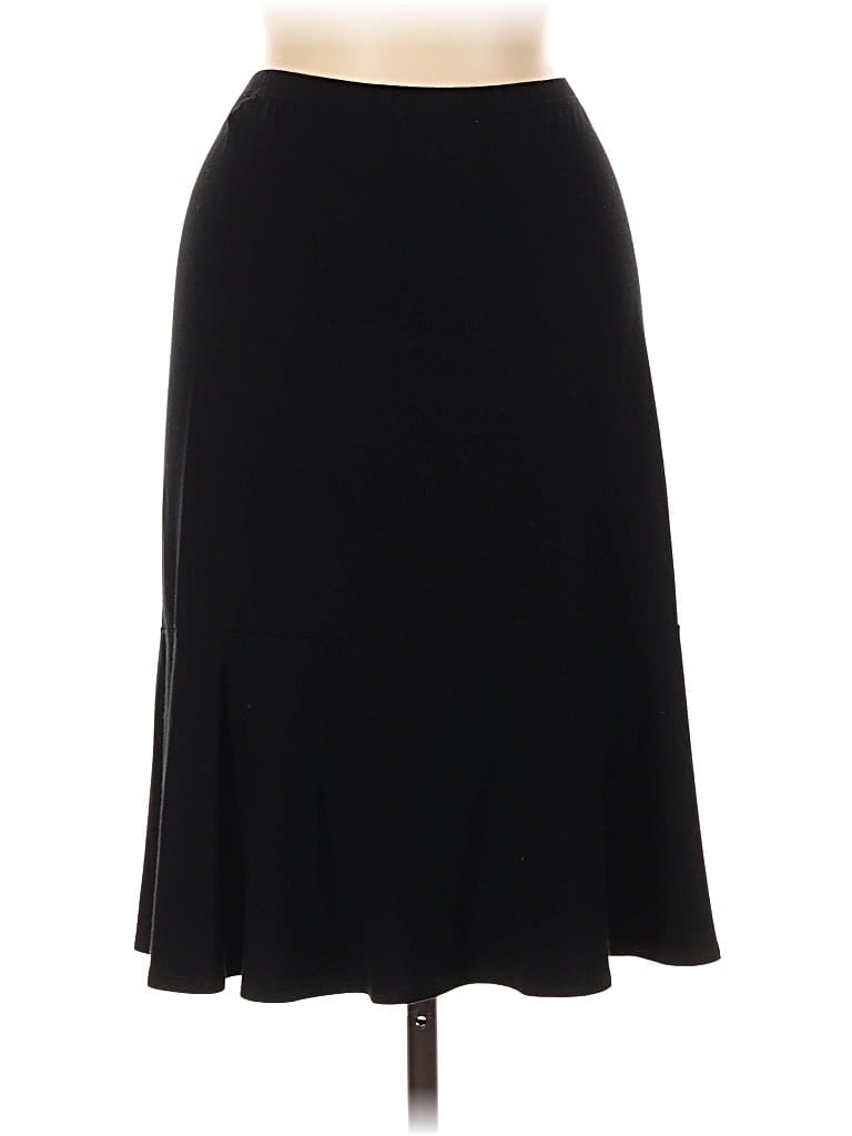 Pre-owned Eileen Fisher Formal Skirt In Black