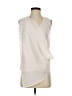 Miss Selfridge 100% Polyester Ivory Sleeveless Blouse Size 0 - photo 1