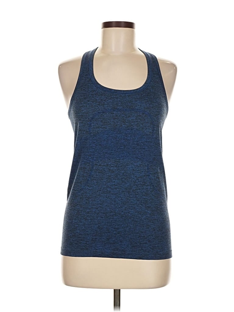 Pre-owned Lululemon Athletica Active Tank Top In Blue