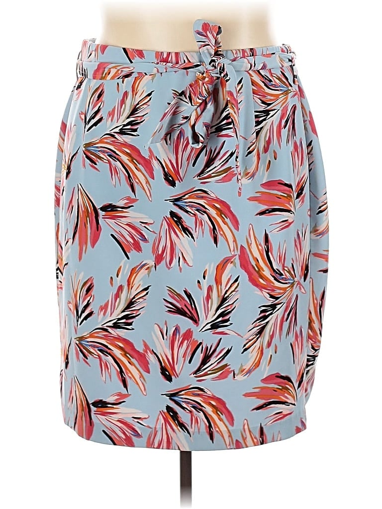 Pre-owned Lane Bryant Casual Skirt In Blue