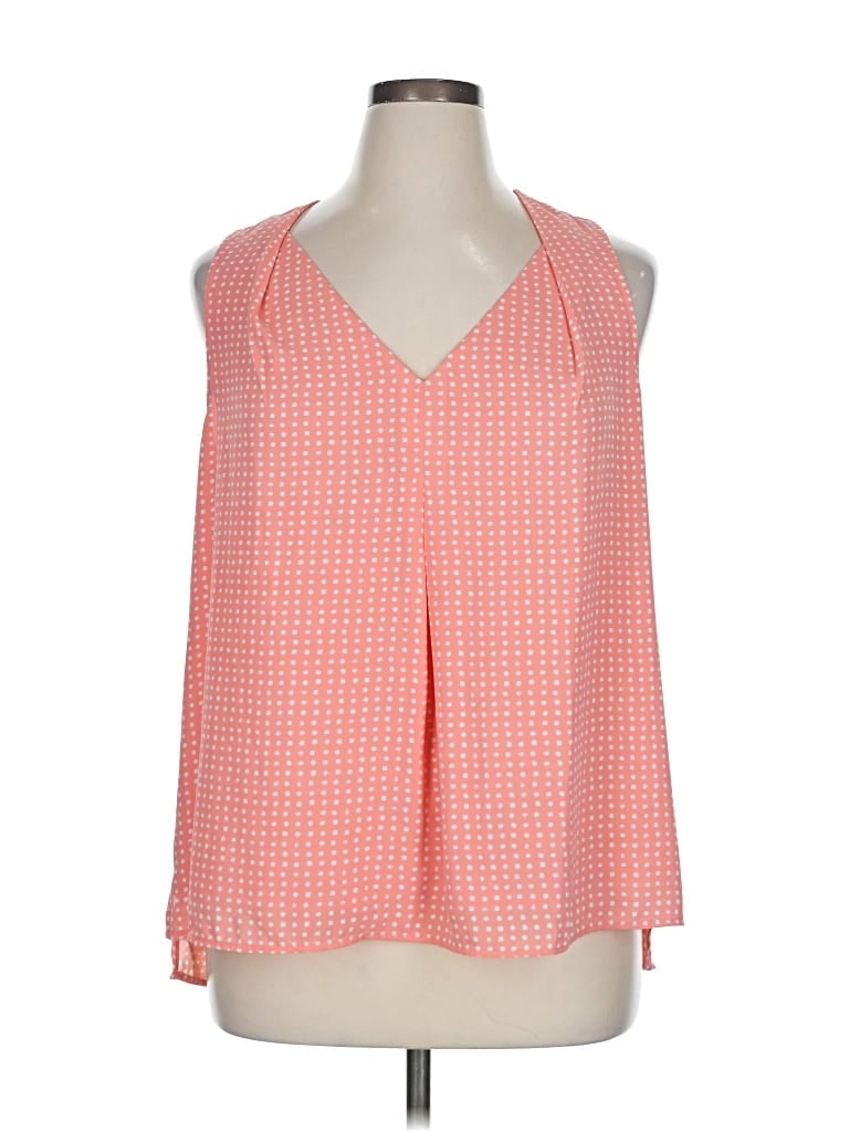 Pre-owned Daniel Rainn Sleeveless Blouse In Orange