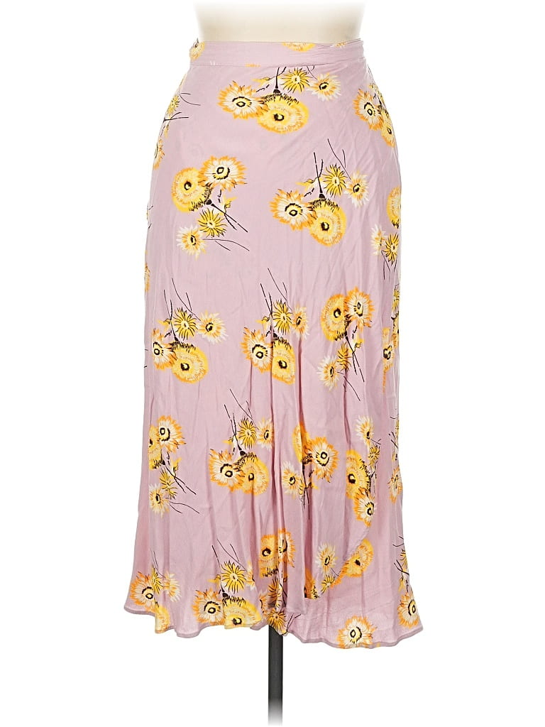 Pre-owned Madewell Casual Skirt In Yellow