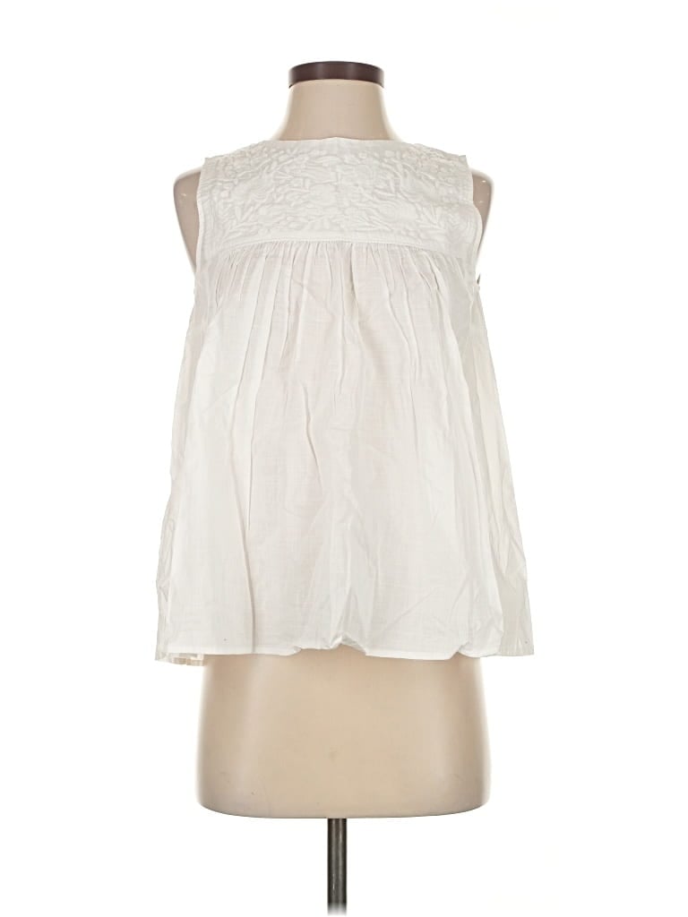 Uniqlo Sleeveless Blouse In White