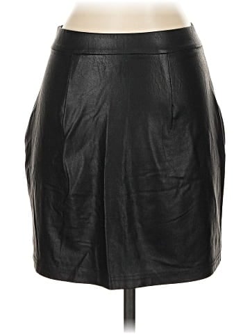 Splendid Faux Leather Skirt (view 2)