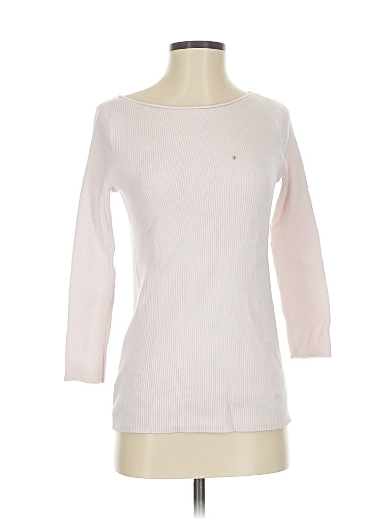 GAP Pre-owned Pullover Sweater In White