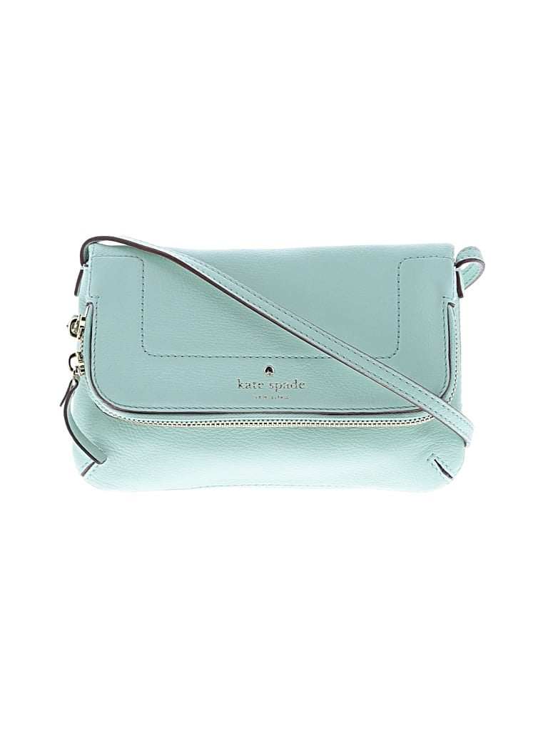 Pre-owned Kate Spade New York Leather Crossbody Bag In Blue