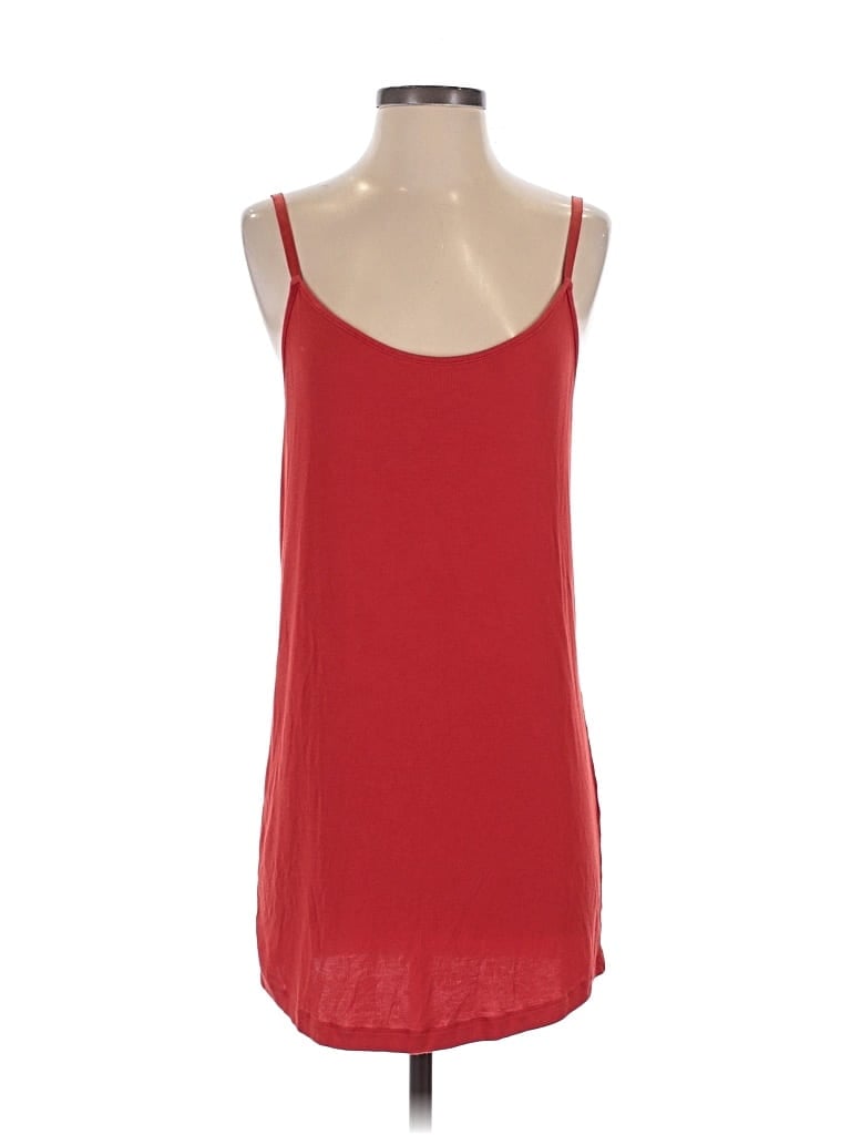 Pre-owned Universal Standard Tank Top Red Strapless Neckline Tops