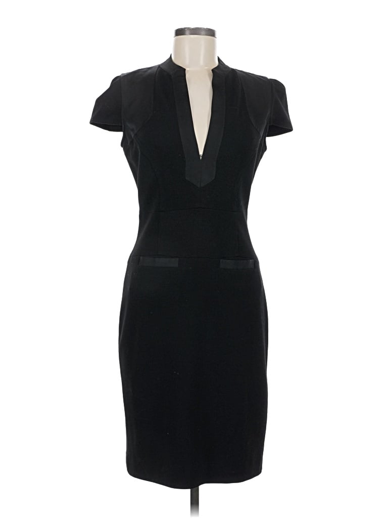 Pre-owned Diane Von Furstenberg Cocktail Dress In Black
