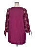 Papermoon 100% Polyester Burgundy 3/4 Sleeve Blouse Size 1X - photo 2