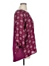 Papermoon 100% Polyester Burgundy 3/4 Sleeve Blouse Size 1X - photo 4