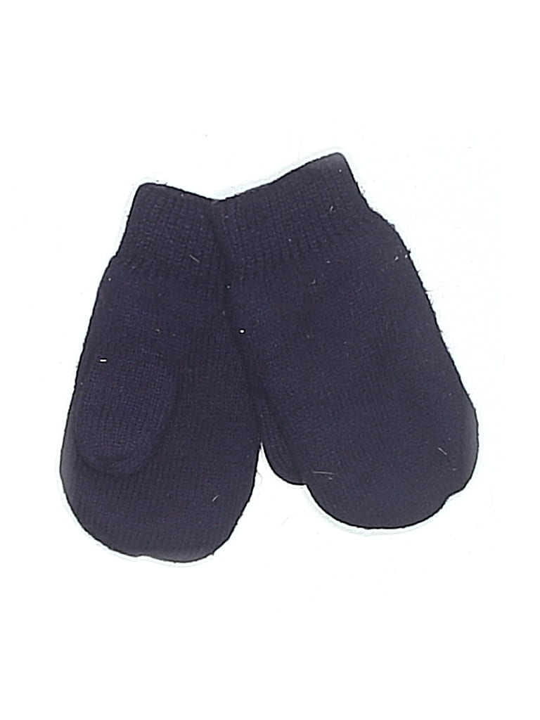 Pre-owned Primary Clothing Kids' Mittens In Purple