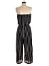 Veronica M. Stripes Black Jumpsuit Size S - photo 2