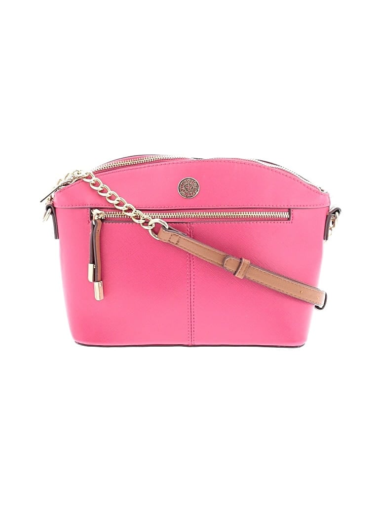 Pre-owned Anne Klein Crossbody Bag In Pink