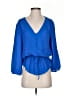 Joie Blue 3/4 Sleeve Blouse Size XS - photo 1