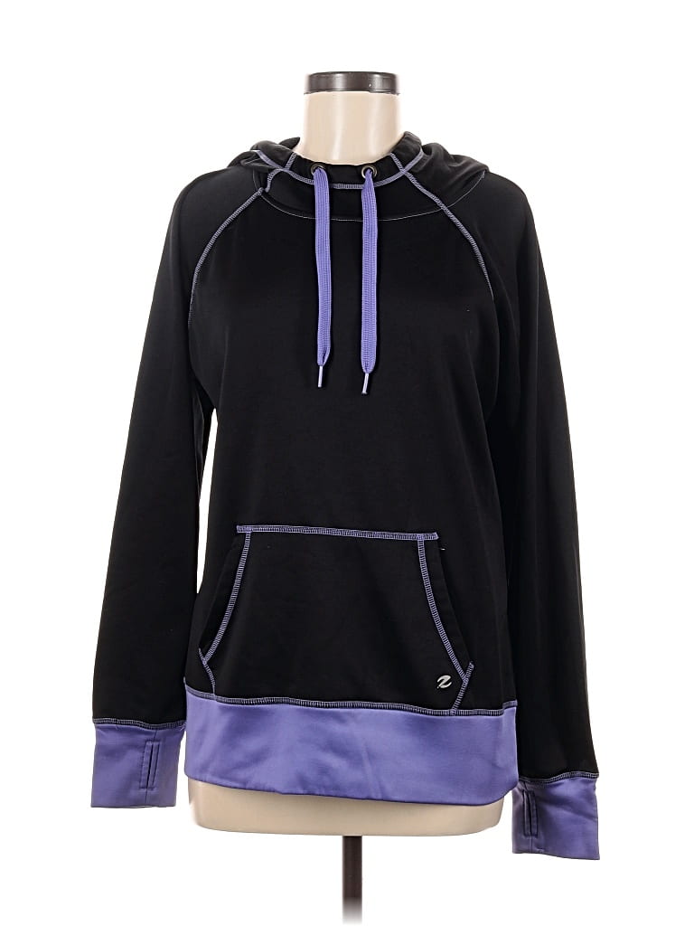 Pre-owned Energy Zone Pullover Hoodie In Black