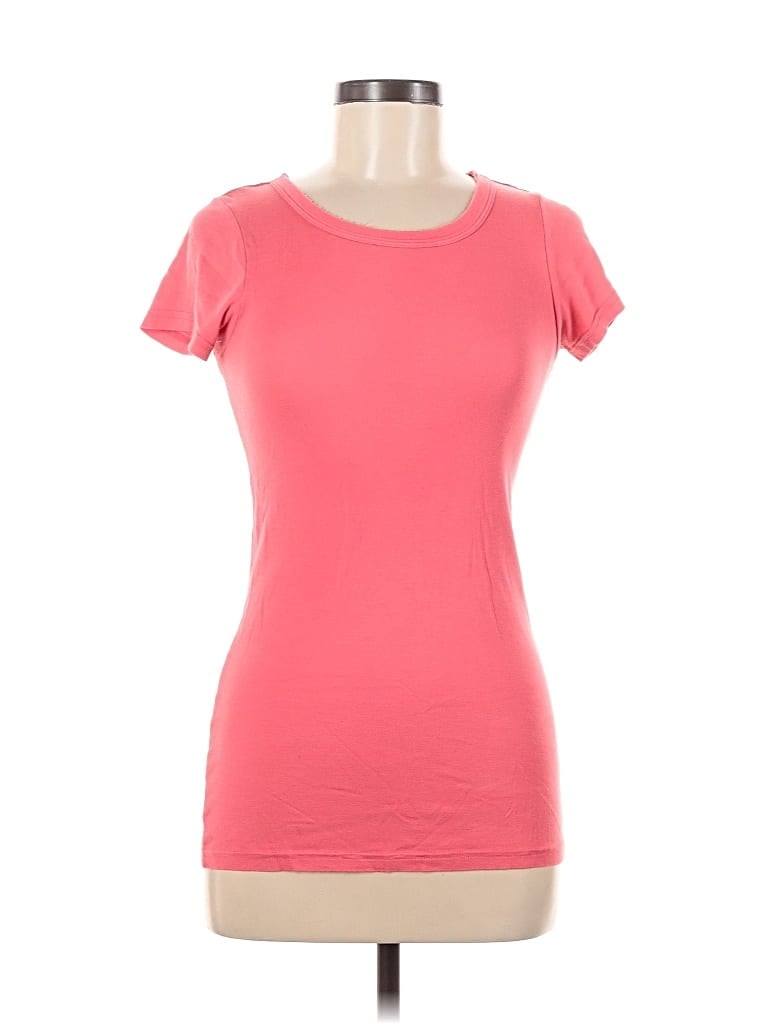 Pre-owned Michael Stars Short Sleeve T-shirt In Pink