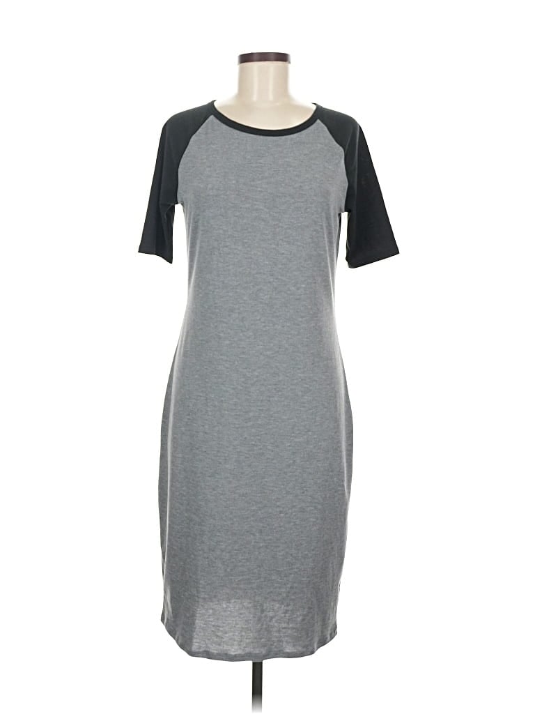 Pre-owned Lularoe Casual Dress In Gray