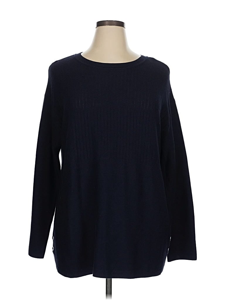 Pre-owned Talbots Pullover Sweater In Blue