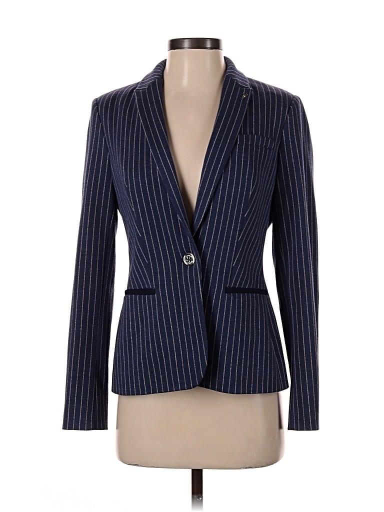 Pre-owned Tommy Hilfiger Blazer Jacket In Blue