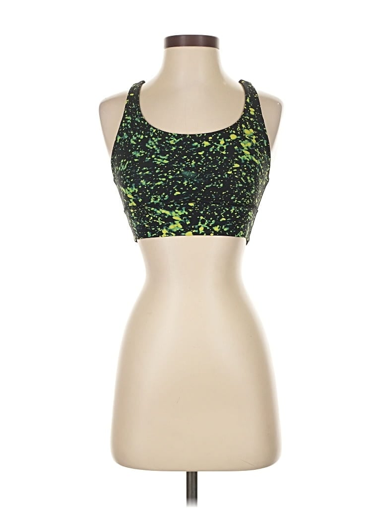 Pre-owned Lululemon Athletica Sports Bra In Green