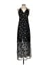 Scarlett 100% Polyester Paisley Black Casual Dress Size 4 - photo 1
