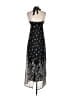 Scarlett 100% Polyester Paisley Black Casual Dress Size 4 - photo 2