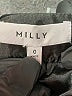 Milly 100% Polyester Silver Formal Skirt Size 0 - photo 3