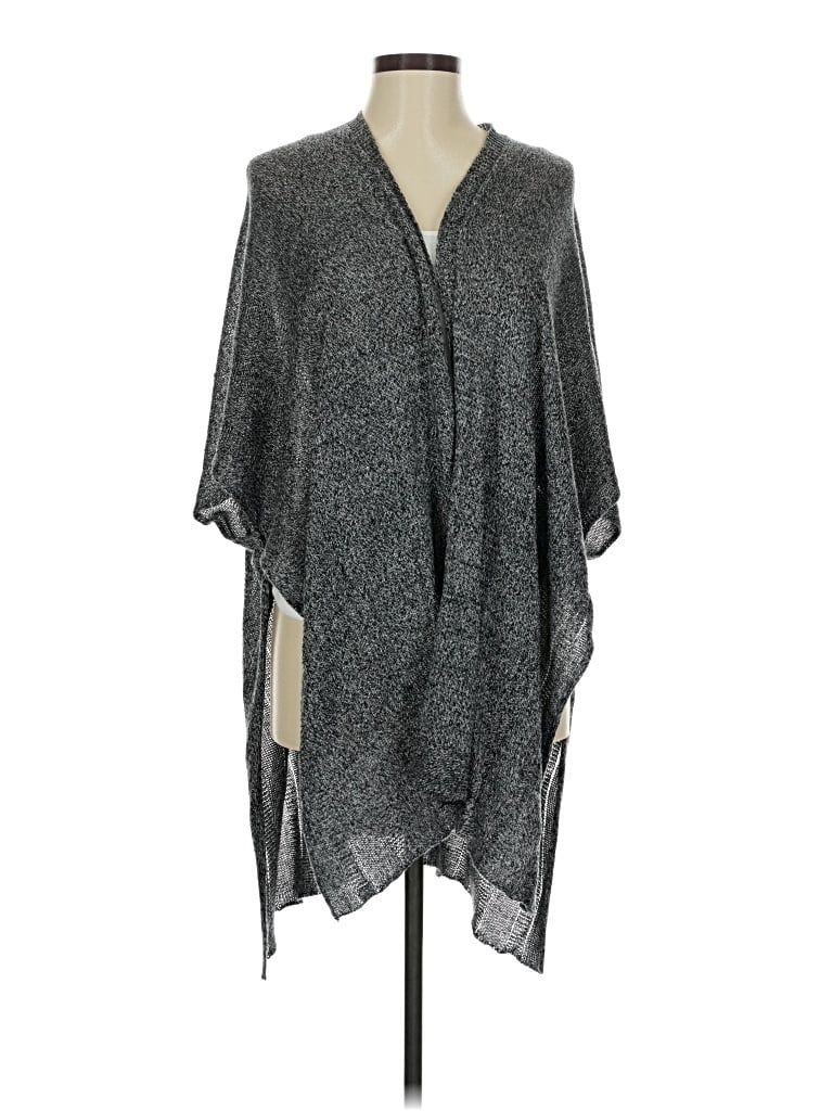 Pre-owned Lane Bryant Poncho In Gray