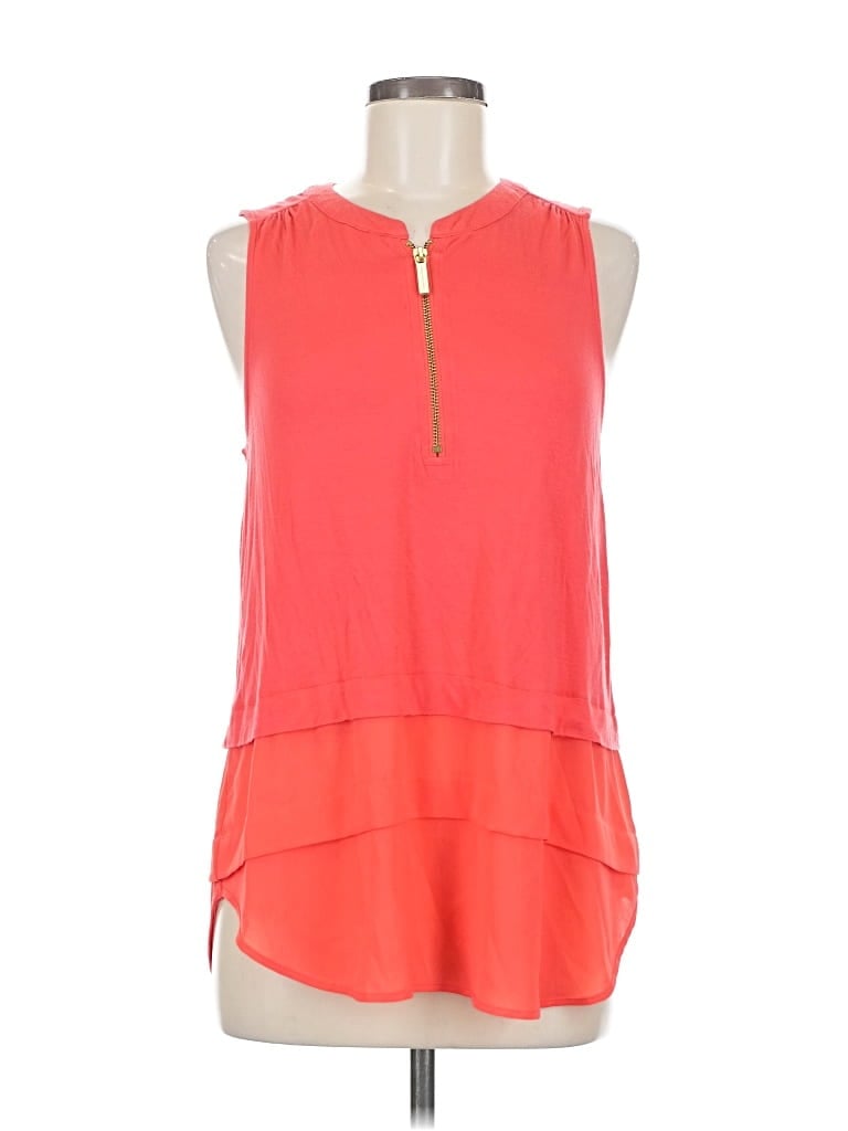 Pre-owned Michael Michael Kors Sleeveless Blouse In Orange