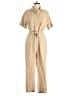 ASTR The Label Solid Tan Jumpsuit Size S - photo 1