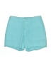 Le Superbe Solid Teal Shorts Size 2 - photo 1
