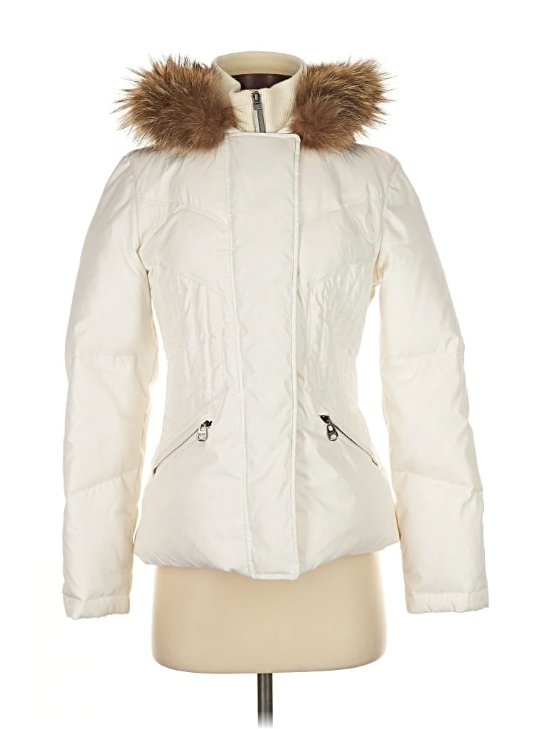 Pre-owned Marc New York Andrew Marc Snow Jacket In White